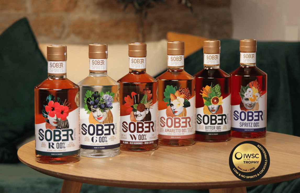 Sober Spirits wins IWSC 2025 Low & No Cocktails & Spirits Producer Trophy 