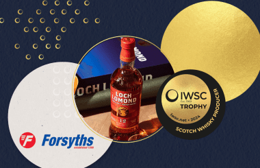 Loch Lomond Whiskies - winner of IWSC’s 2024 Scotch Whisky Producer Trophy