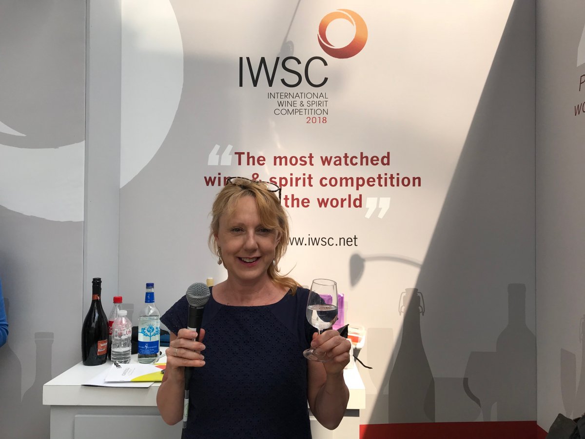 Susy Atkins at London Wine Fair